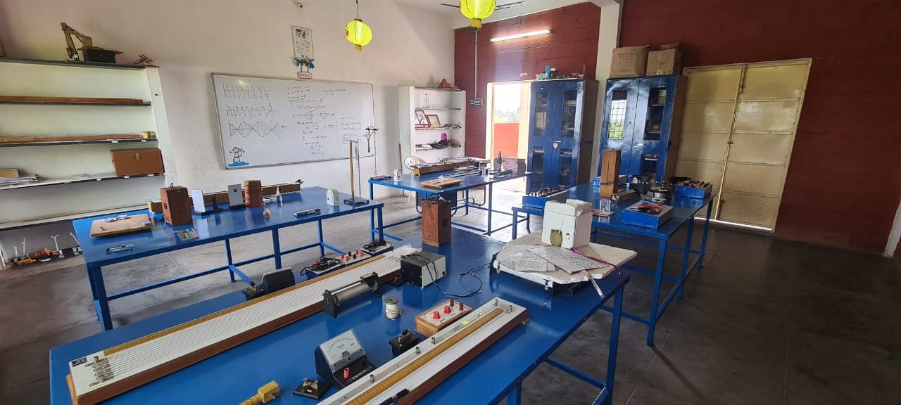 Students conducting experiments in the science lab